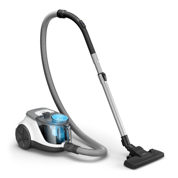Philips Series 2000 Bagless Cylinder Vacuum Cleaner, Arctic White & Sky Blue