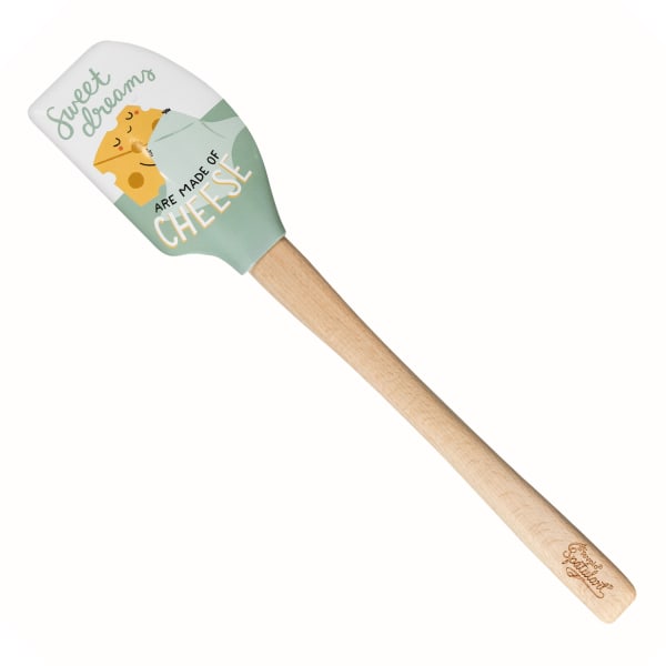 Tovolo Spatulart Spatula, Sweet Dreams/Diss a Brie
