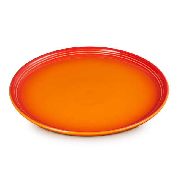 Le Creuset Coupe Collection Side Plate, 22cm, Flame