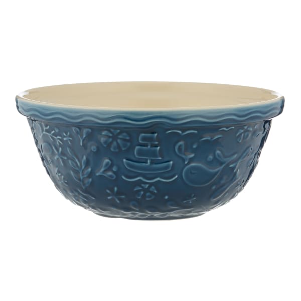 Mason Cash Nautical Boat 4L Mixing Bowl, 29cm, Navy Blue
