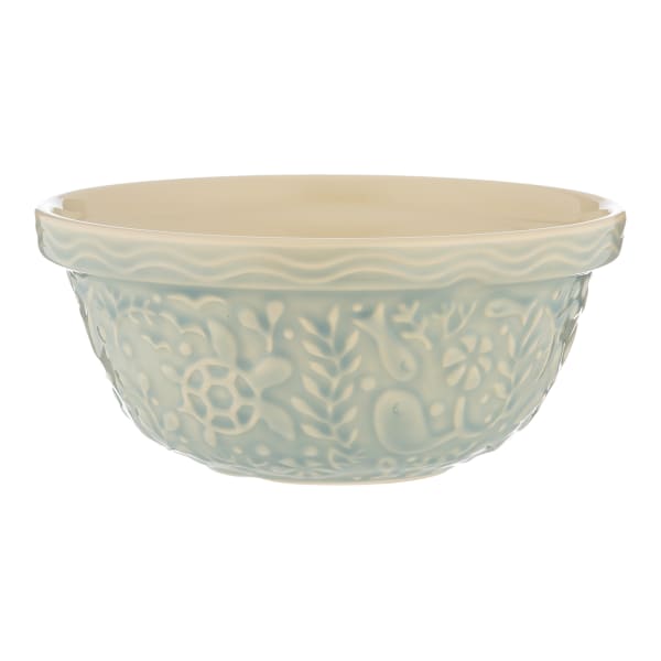 Mason Cash Nautical Turtle 2L Mixing Bowl, 24cm, Light Blue