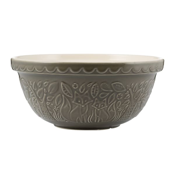 Mason Cash In the Forest Fox 4L Mixing Bowl, 29cm, Grey
