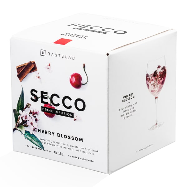 Secco Cherry Blossom Drink Infusion, Pack of 8