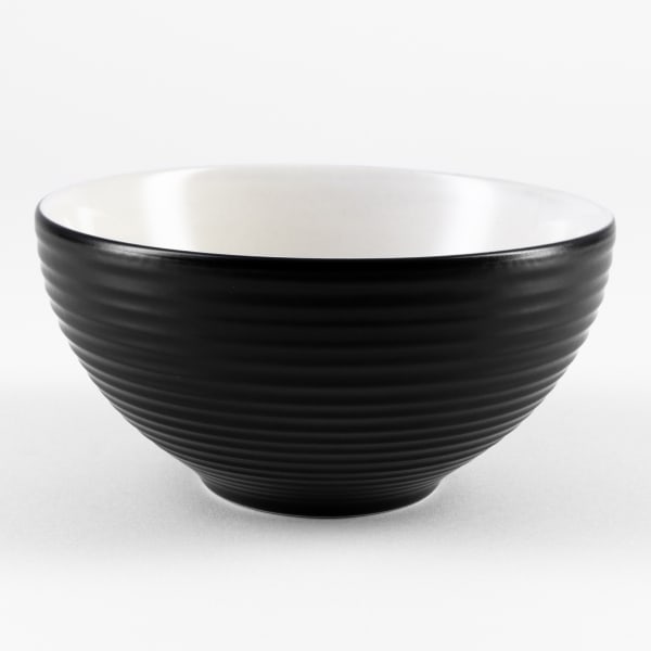 JAN BlancNoir Cereal Bowls, Set of 4
