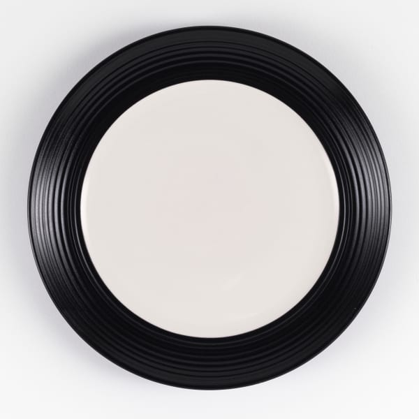 JAN BlancNoir Side Plates, Set of 4