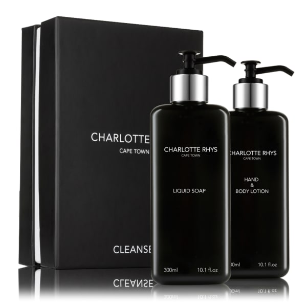 Charlotte Rhys Bergamot & Lime Cleanse Liquid Soap & Hand Lotion Gift Set, Set of 2