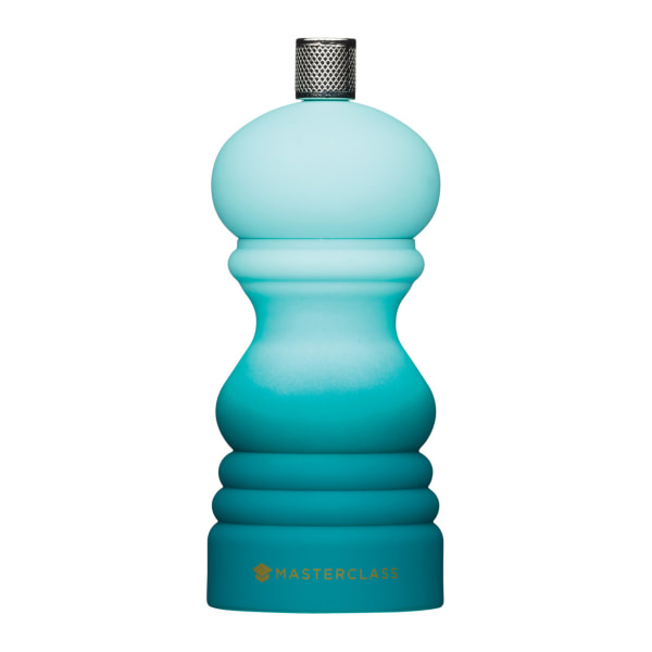 Masterclass Salt or Pepper Mill, 12cm, Turquoise Ombre