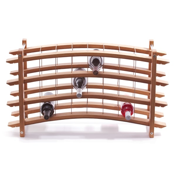 Laid Back Company French Oak Wine Rack Yuppiechef