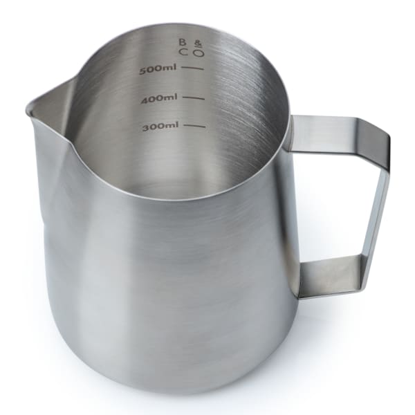 Barista & Co Pro Pitcher, 620ml, Brushed Steel