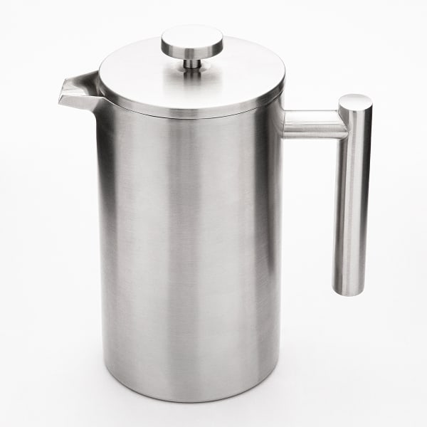 Yuppiechef Double-Walled Stainless Steel French Press, 1L