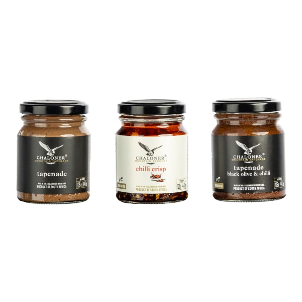 Chaloner Diverse Flavours Chilli Crisp & Tapenade Gift Box, Set of 3
