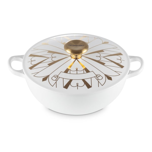 Le Creuset Art Deco Cast Iron Casserole, 3.1L