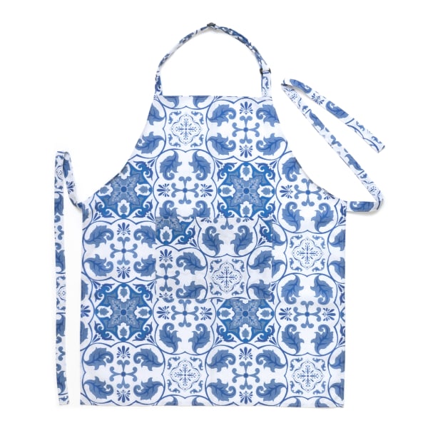 DSA Robyn Valerie Cape Blue Full Bib Apron