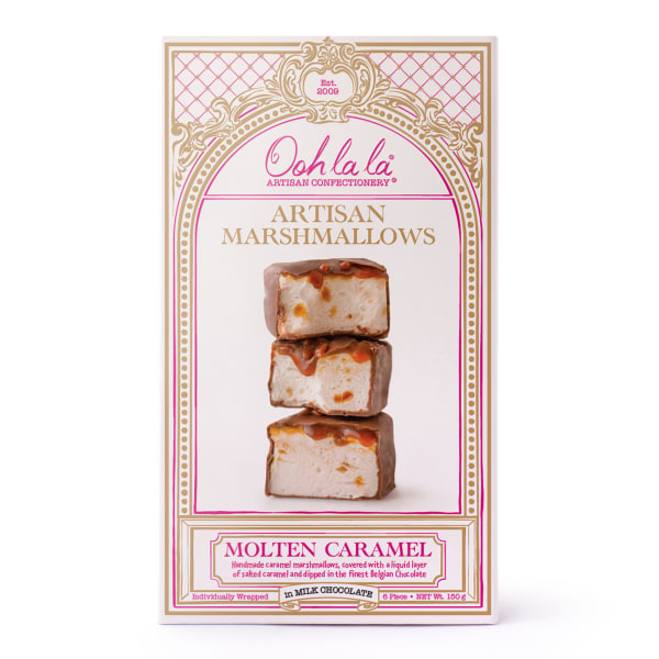 Ooh La La Artisan Confectionery Molten Caramel Marshmallows, 150g