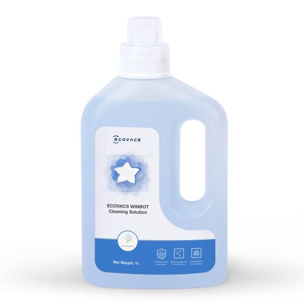 Ecovacs Winbot Cleaning Detergent Solution Bottle, 1L