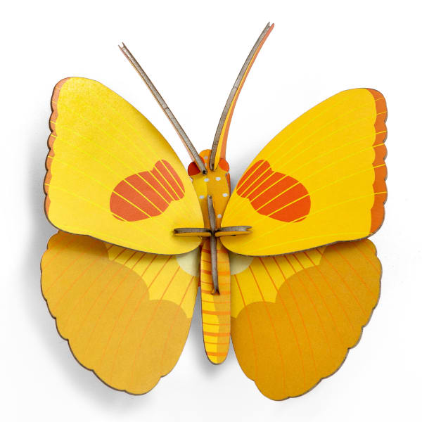 Studio ROOF Yellow Butterfly Paper Wall Decor
