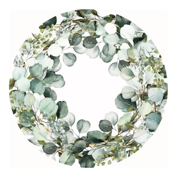 Skoert Eucalyptus Disposable Placemats, Pack of 25