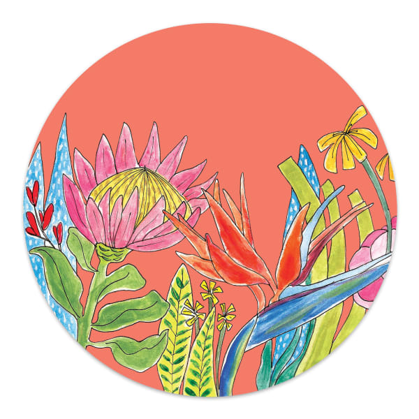 Simply Placemats Coral Paper Placemats, Pack of 24