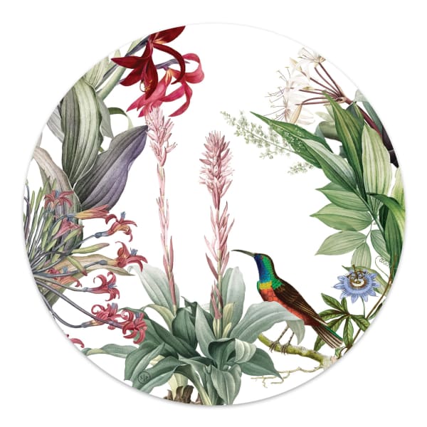 Simply Placemats Botanical Bird Paper Placemats, Pack of 24