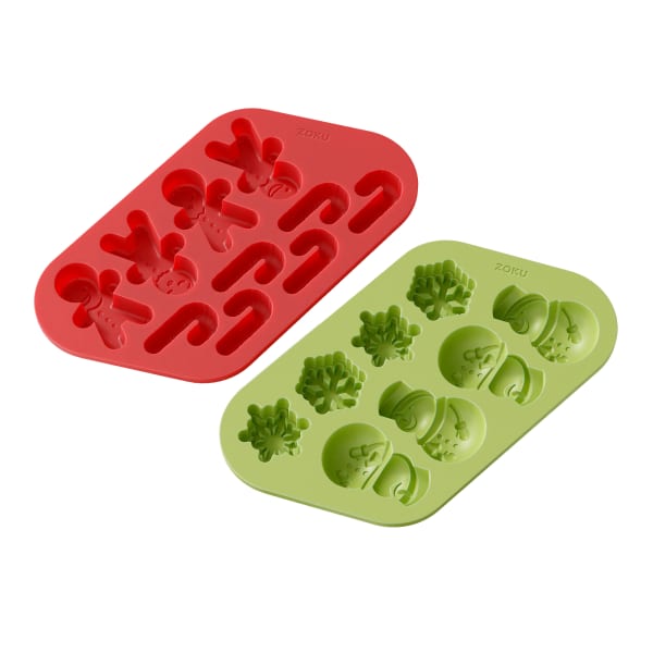 Zoku Holiday Chocolate Moulds, Set of 2