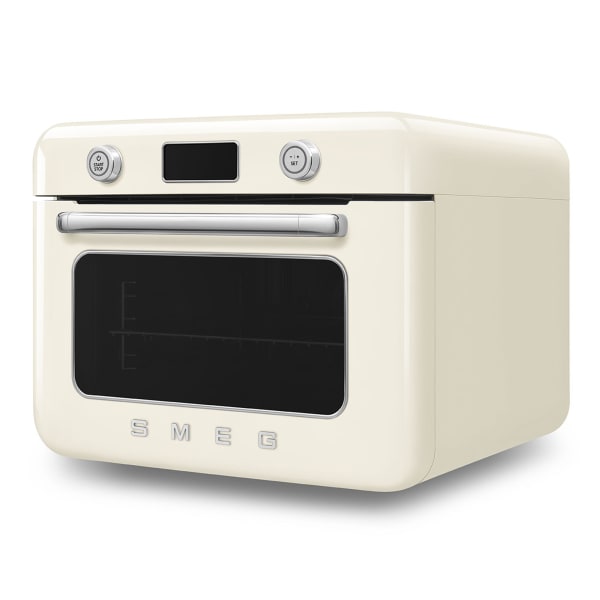 Smeg Retro Countertop Steam Oven, Vintage Cream