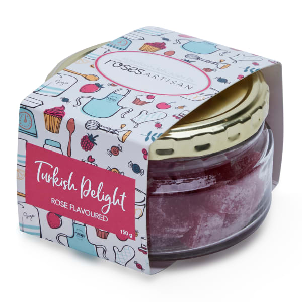 Rose's Delicacies Rose Turkish Delight Bites, 150g