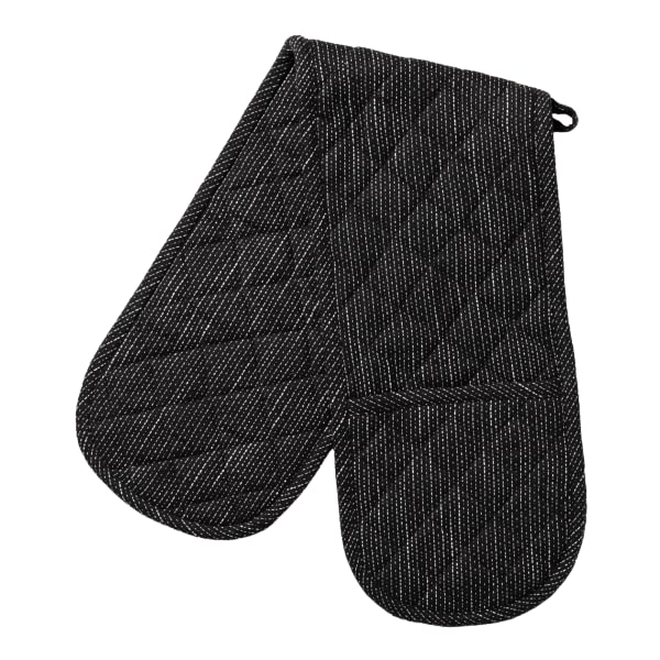Salisbury & Co Devon Double Oven Mitt, Black