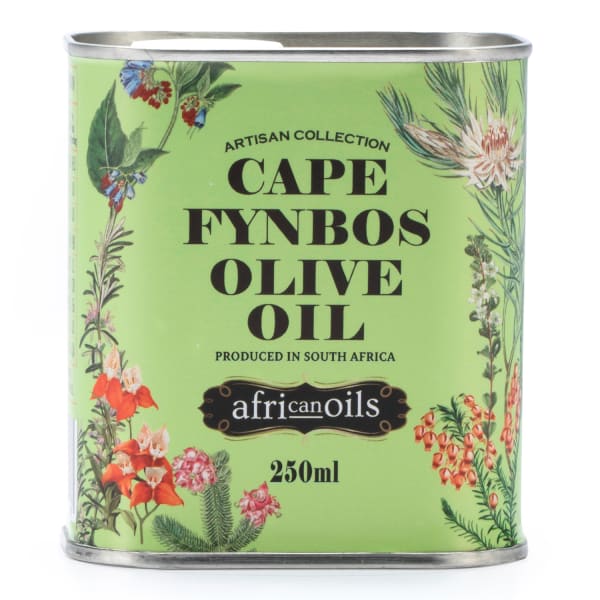 African Oils Extra Virgin Cape Fynbos Olive Oil 250ml - Yuppiechef