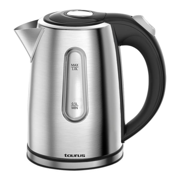 Taurus Mini Cordless Stainless Steel Kettle, 1L