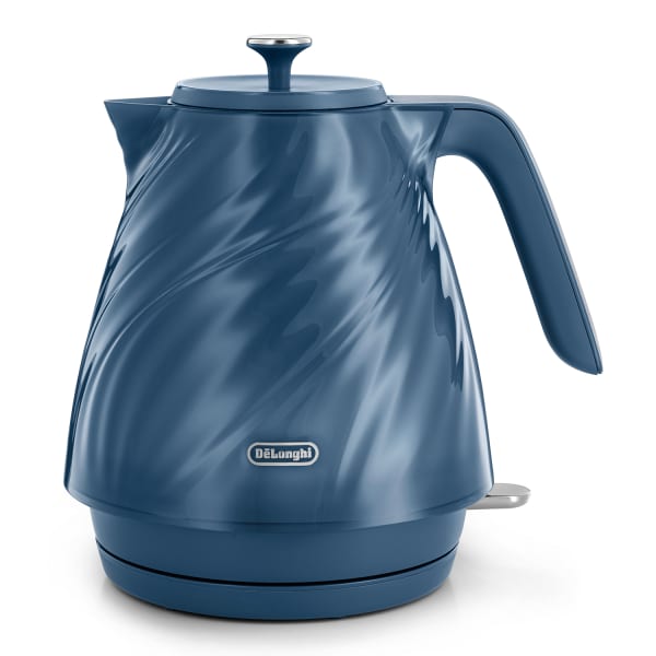 DeLonghi Ballerina Seta Cordless Kettle, 1.7L, Sapphire