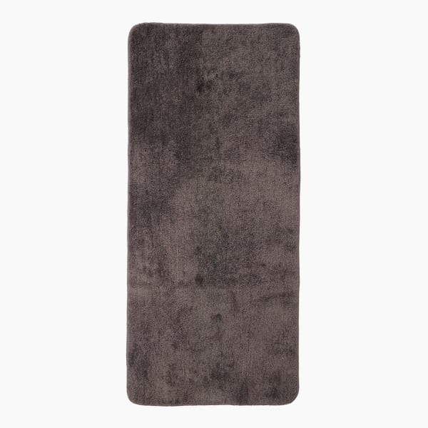 Thread Office Shaggy Bath Mat, 60cm x 140cm, Charcoal