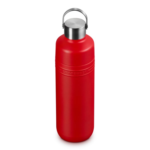 Le Creuset On The Go Vacuum-Insulated Stainless Steel Bottle, 1L, Cerise