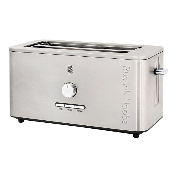 Russell Hobbs Nexus Stainless Steel 4-Slice Toaster, Silver