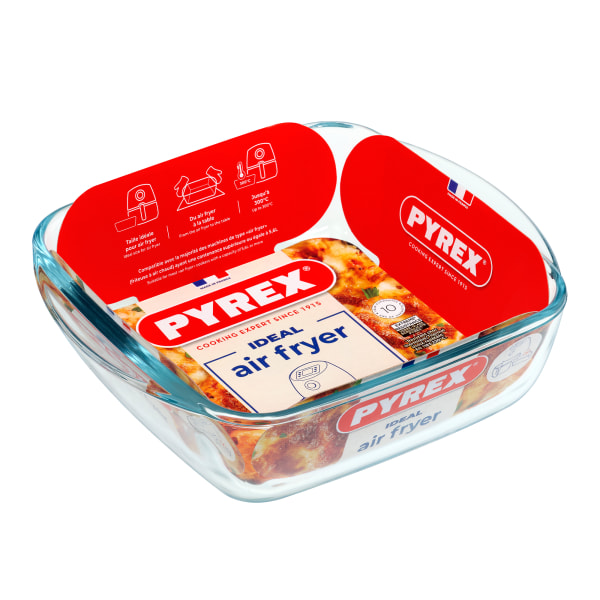 Pyrex Square Airfryer Dish, 1L