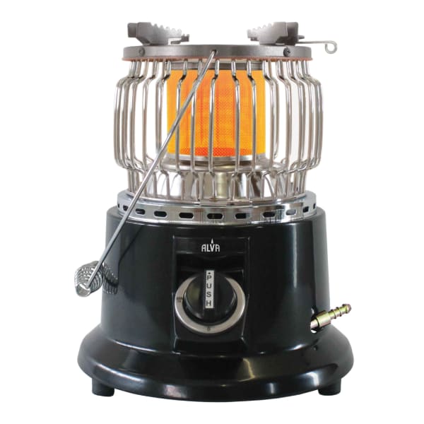 Alva 2-in-1 Gas Stove Cooker & Heater Combo