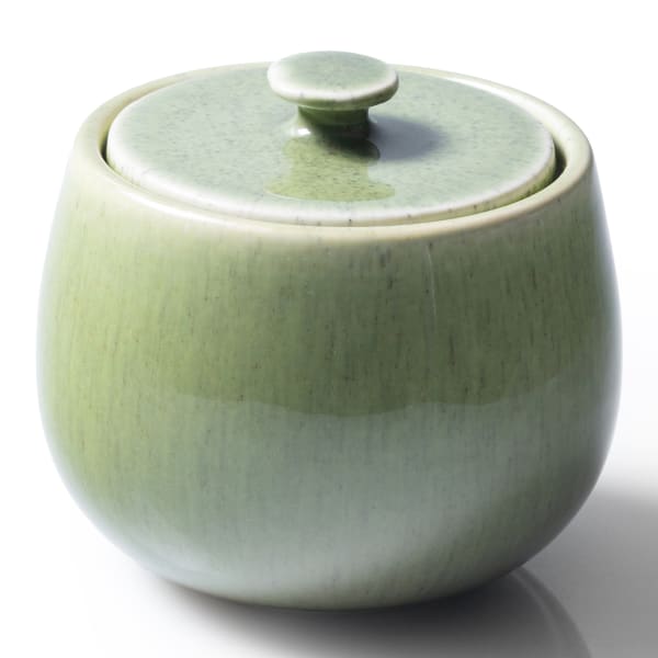 JAN Ashes & Olive Sugar Pot, 300ml, Olive Green