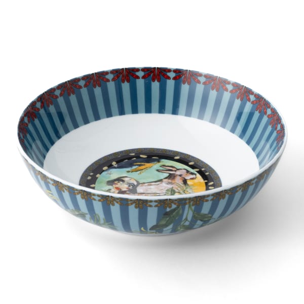 Olivia Princess Porcelain Salad Bowl, 24cm