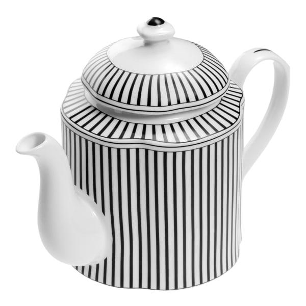 Jenna Clifford Ivory Noir Teapot, 1L