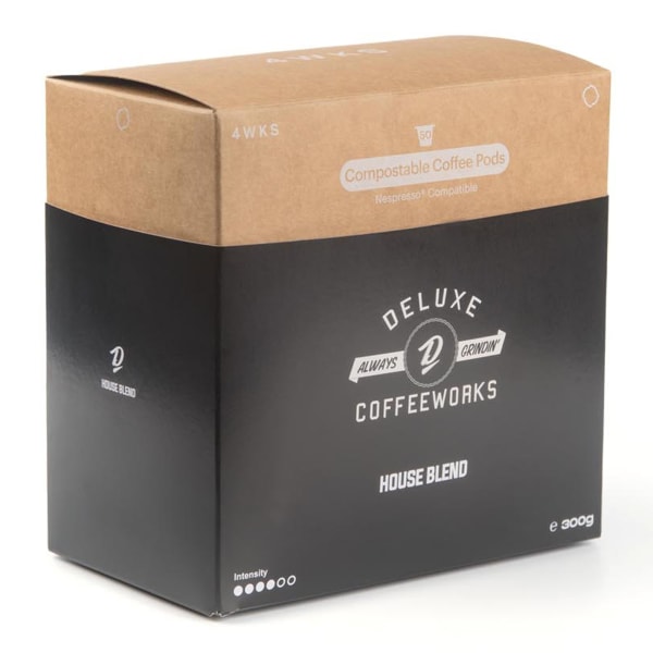 4WKS Deluxe Compostable Coffee Pods, 50 Pods