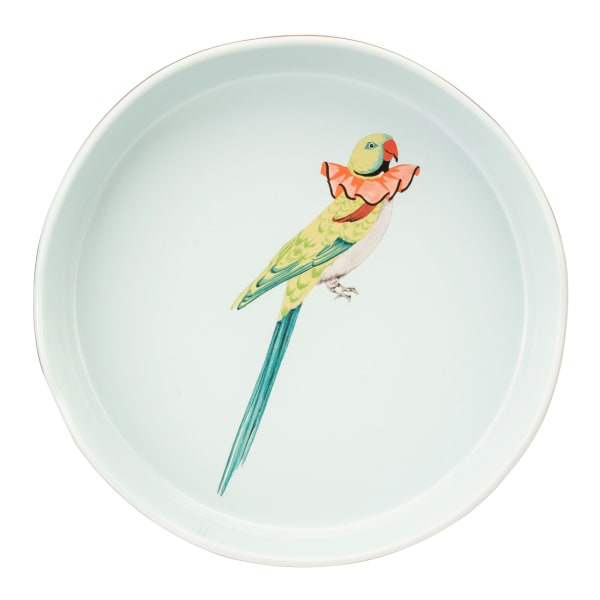 Yvonne Ellen Party Parrot Round Roaster, 28.5cm