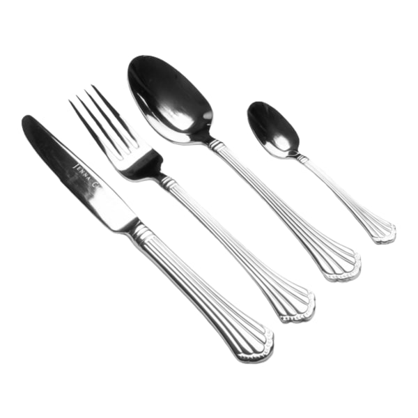Jenna Clifford La Fleur Cutlery Set, 16-Piece