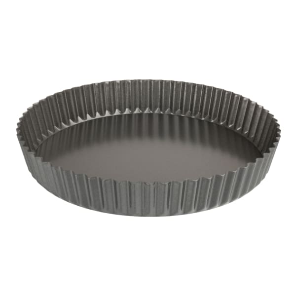 Luxe Kitchen Fluted Loose Base Quiche Pan, 23cm