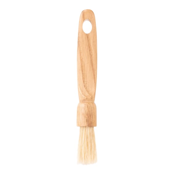 Kitchen Pantry Pastry Brush with Oak Handle