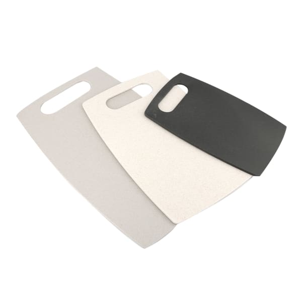 Kitchen Inspire Wheat Cutting Boards, 3-Piece
