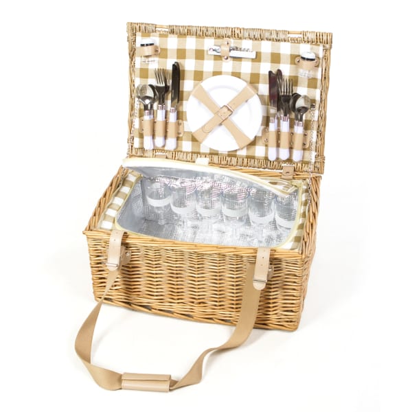 Gift Baskets Sahara 6-Person Picnic Basket