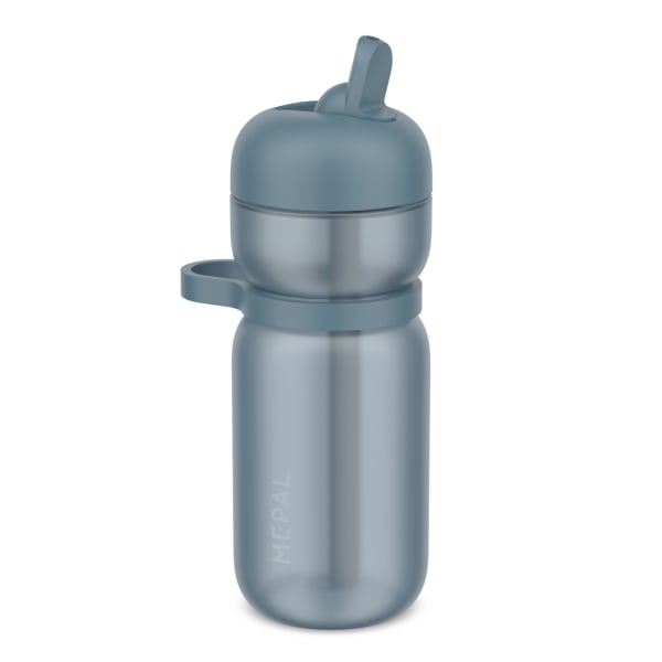 Mepal Sport Drinking Bottle with Flip Straw, 600ml, Frost Blue