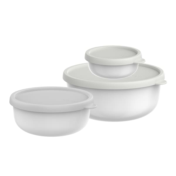 Mepal Lumina Storage Box Set, 3-Piece, White