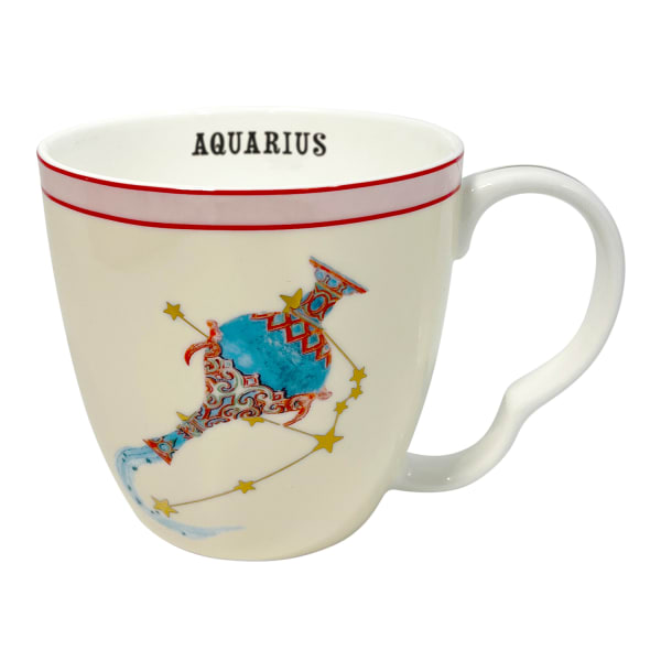 Yvonne Ellen Aquarius Zodiac Mug, 450ml