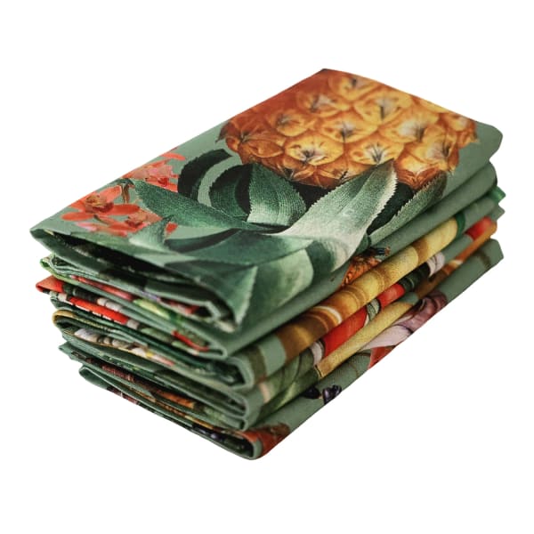 DSA Botanica Tropicana Napkins, Set of 6, Sage