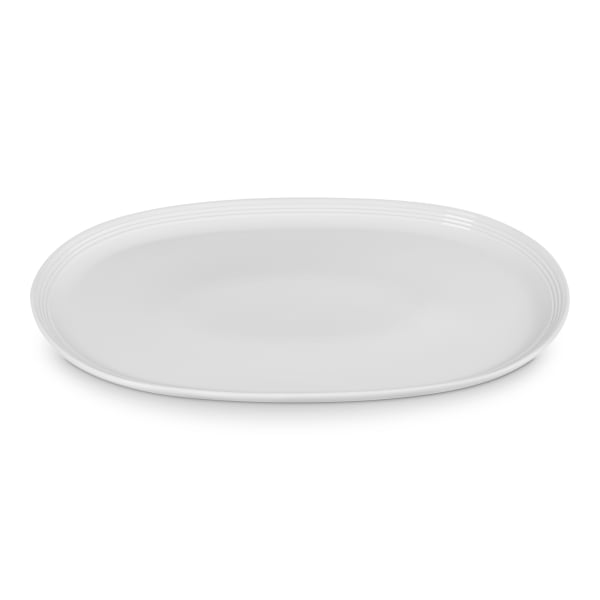 Le Creuset Coupe Serving Platter, 43cm, White